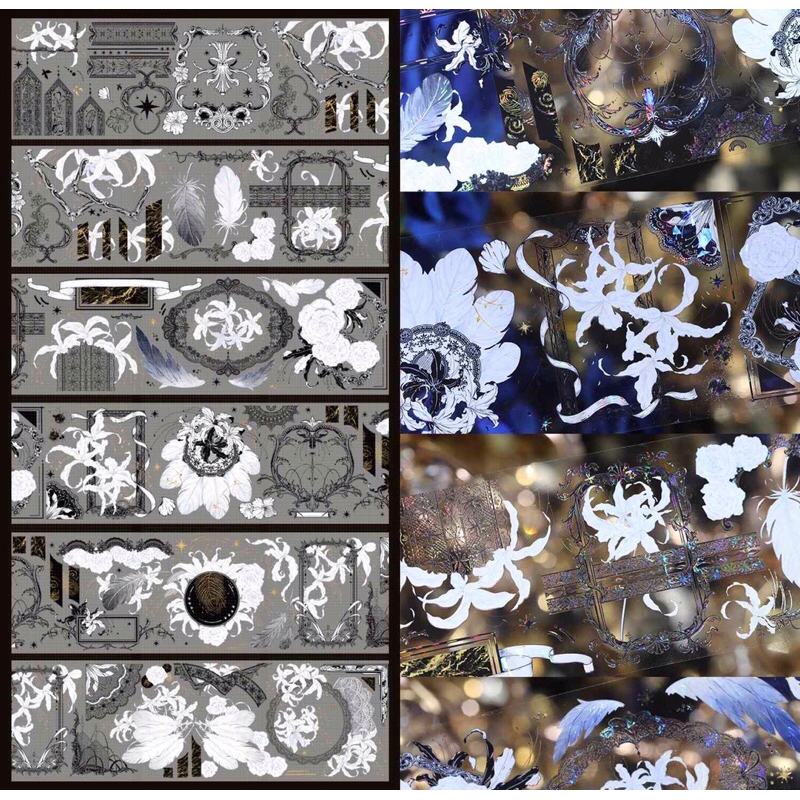 [Chiết theo chu kỳ Loop 100cm] của hãng JUST hoạ tiết trang trí (J60)=>PET VỎ SÒ