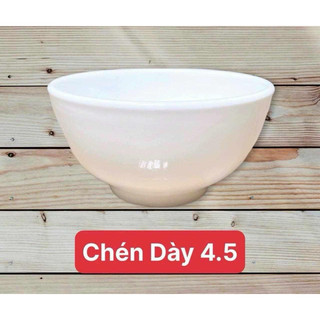 COMBO 10 chén sứ trắng trơn bát ăn cơm