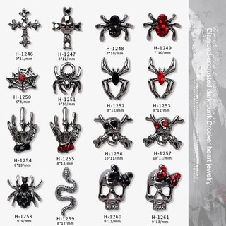 Charm nail phong cách retro,charm nail phong cách cổ điển,salon nail
