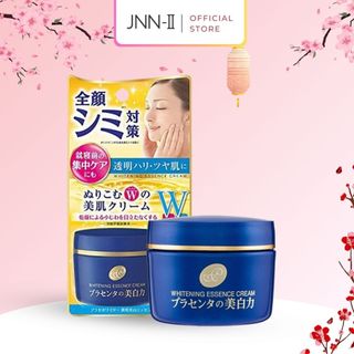 Kem dưỡng ẩm trắng da Meishoku Placewhiter Essence Cream dưỡng trắng da từ nhau thai và hạt ý dĩ 55g Nhật Bản | Jnn2.vn
