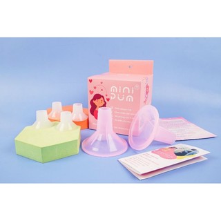 02 Phễu Hút Sữa Pumpin / Pumpinpal / Minipum Silicon Dành Cho Máy Hút Sữa Medela,Lasinoh,Pigeon, Rozabi duluxe...