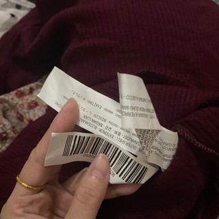 New áo len gân đỏ đô hiệu Zara mã 0