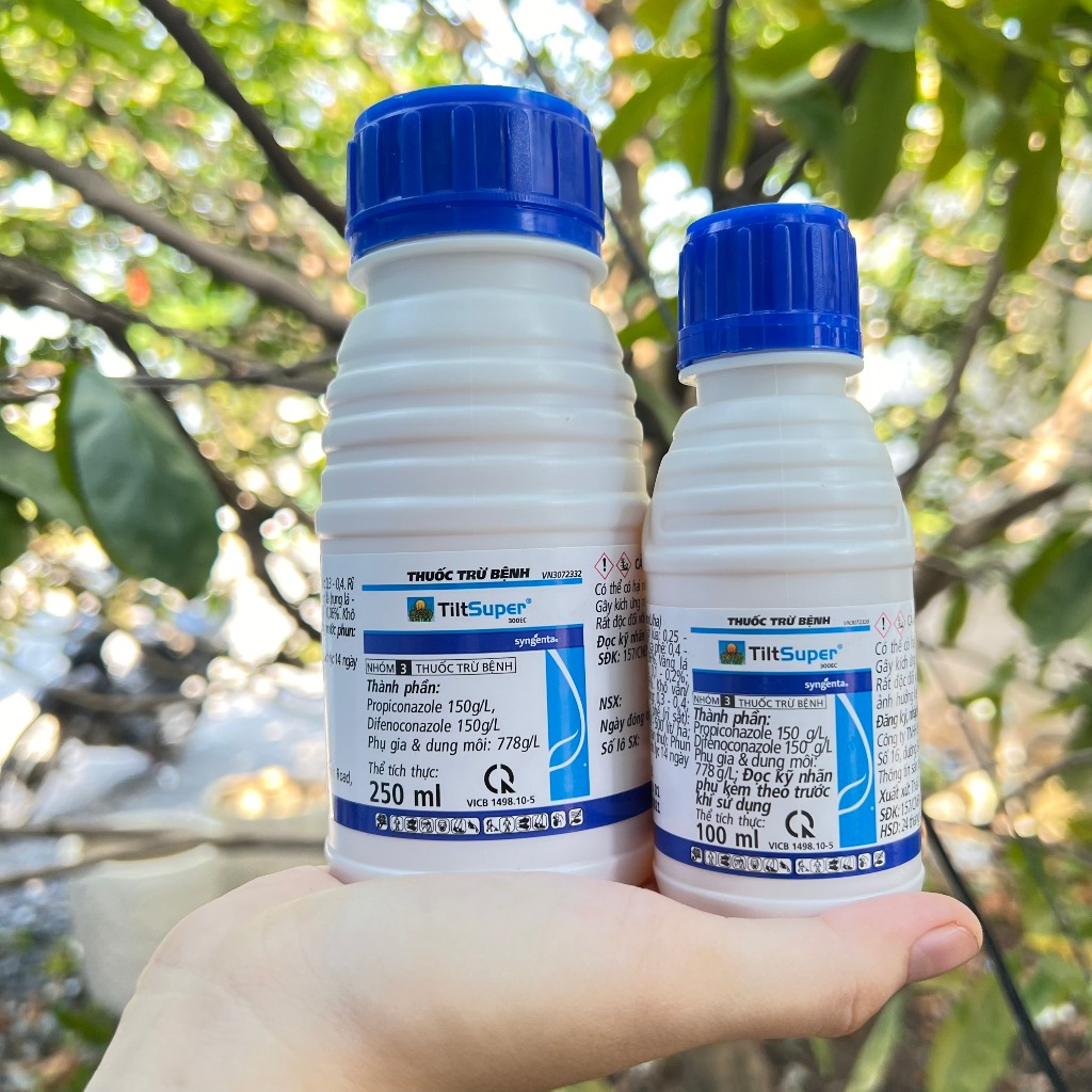Tilt Super 300EC trừ lem lép hạt, khô vằn, đốm lá cho lúa, hoa màu ( Chai 100mL-250mL)
