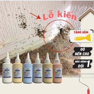  Keo chít lỗ kiến lỗ mối WALL PUTTY tuýp 150g nhiều màu keo bịt lỗ kiến đục tường 