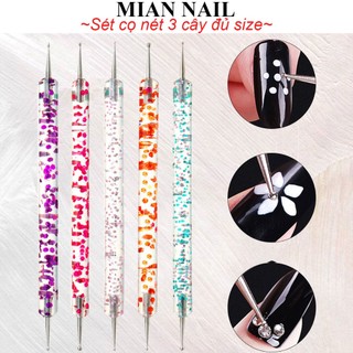 Set 5 cọ chấm bi đủ size mian