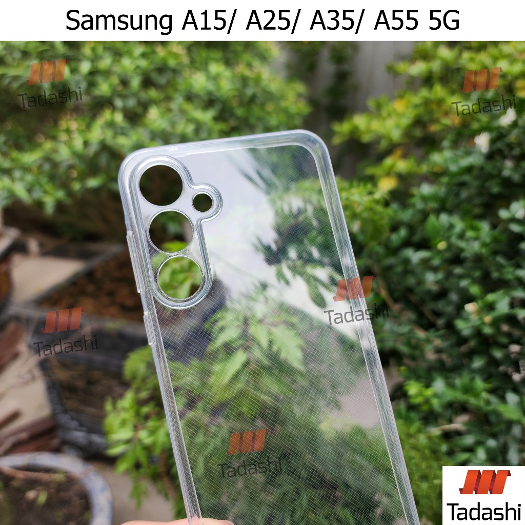 Ốp Lưng Trong Suốt Samsung A15, Galaxy A05/ A05s, A25 5G, Galaxy A35/ A55 5G Dẻo Chống Sốc Có Gờ Bảo Vệ Camera