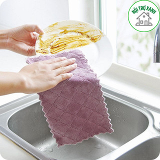 Khăn lau bếp đa năng sợi cotton siêu mềm, khăn lau nhà bếp siêu mềm