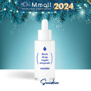 Serum mụn Suiskin Birch Drop Vegan Ampoule dưỡng trắng giảm mụn mờ thâm cho da dầu mụn 35ml | Mmall