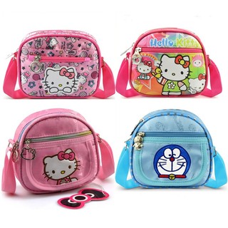 Túi đeo chéo hello kitty, doraemon cho bé từ 1-9 tuổi kt006