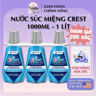 Nước súc miệng Crest Pro-Health Advanced trắng răng, thơm miệng 1000ML