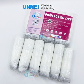 (ĐỦ SIZE) Set 6 Quần Lót Giấy Cotton UNMEI Dành Cho Nữ Dùng 1 Lần, Cho Mẹ Bầu, Sinh Viên Học Quân Sự, Đi Du Lịch