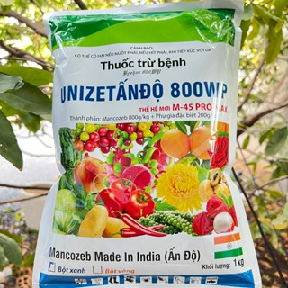 Mancozeb xanh Ấn độ (Gói 1KG) Mancozed Xanh 800g/Kg trừ nấm bổ sung áo giáp Kẽm, Mangan