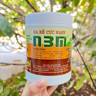 Thuốc kích dưỡng rễ N3M 500Gr Nông Phú Lâm dưỡng rễ cho cây cảnh, hoa lan, sen đá, rau màu