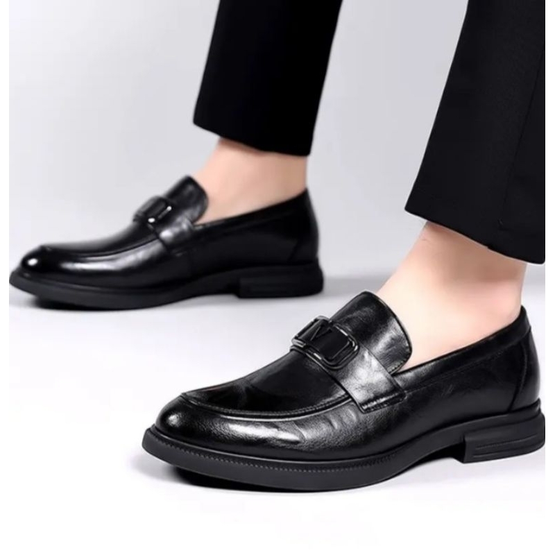 Giày tây lười nam Da bò Cao Cấp 2023 bảo hành 24 tháng