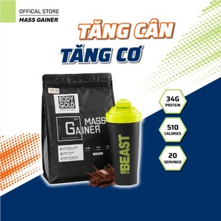 Mass gainer hight protein sữa tăng cân tăng cơ body gold túi 1,5kg + tặng bình lắc 700ml