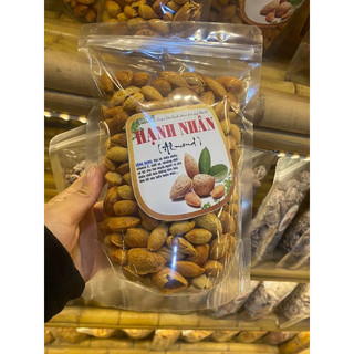Hạnh nhân rang bơ vỏ mỏng loại 1. Túi zip 500g