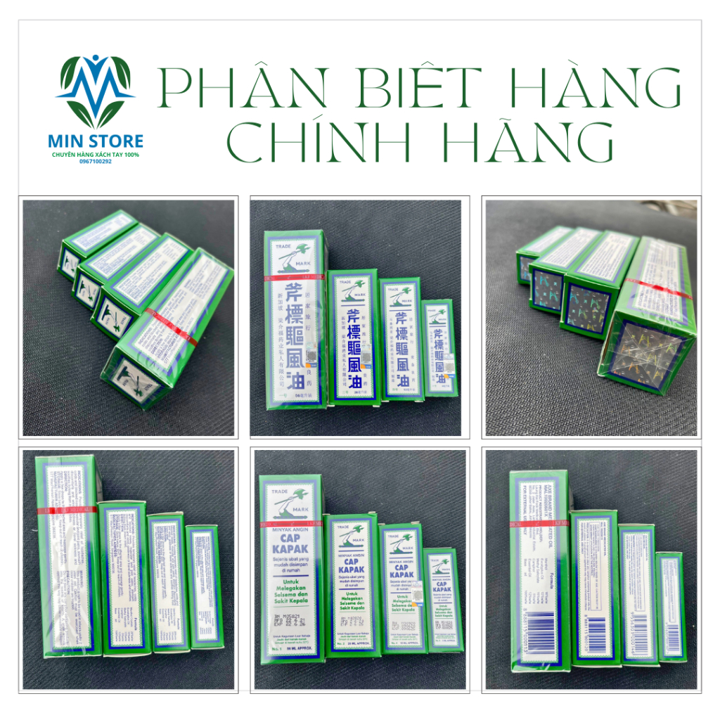 Dầu Cây Búa MALAYSIA Axe Brand CHÍNH HÃNG 5ML