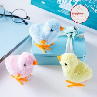 Đồ chơi gà con vặn cót - gà nhảy dây cót cho bé