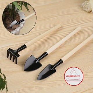 Bộ cuốc xẻng làm vườn mini 3 món