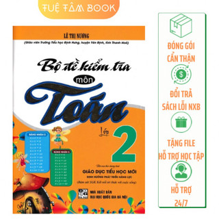 Sách - bộ đề kiểm tra môn toán lớp 2 ha