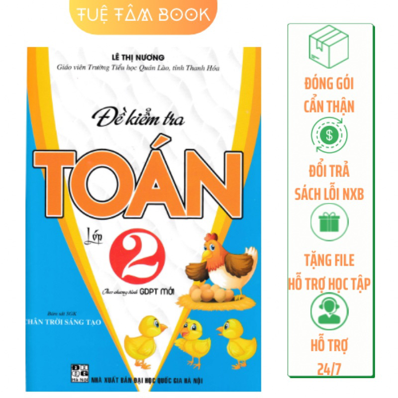 Sách - Đề kiểm tra Toán lớp 2 (Chân trời sáng tạo) HA