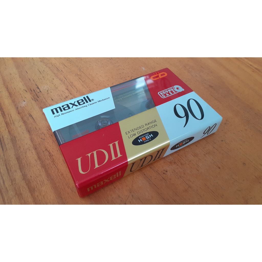 Băng Cassette MAXELL 60, 90 UDII High Position Type II - Hàng mới nguyên seal Nhật Bản