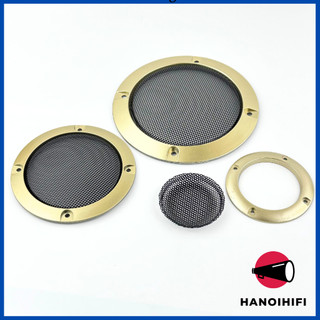 Lưới loa, khung bảo vệ loa gồm vành vàng và lưới sắt màu đen nhiều kích cỡ