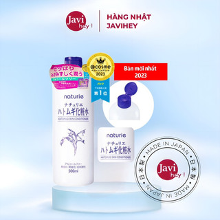   chuẩn auth  nước hoa hồng ý dĩ Naturie hatomugi 500ml Nhật Bản 