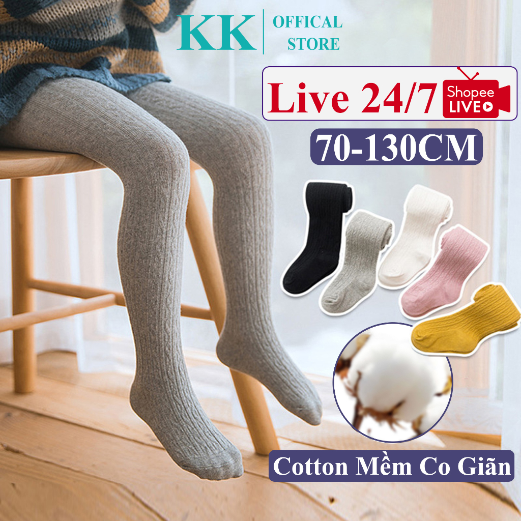 Quần Tất Cho Bé Gái Bé Trai Trẻ Sơ Sinh KooKoo Dày Dặn, Quần Legging Tất Giữ Nhiệt Mùa Đông Trẻ Em Cho Bé Gái Bé Trai