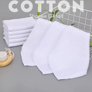 Set 100 khăn lau siêu thấm, khăn cotton trắng 30x30cm (38g/chiếc) dùng trong bệnh viện, lau tay, lau xe, nhà bếp,quán ăn