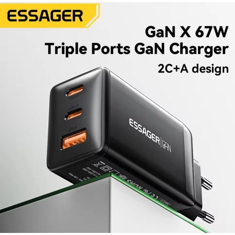 Cú sac nhanh GaN 65W.67W ORICO PV65-EU-C Type C thich hop