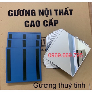 Gương Dán Tường Toàn Thân Cao Cấp Nội Thất Decor Phòng Kích Thước 20x20cm Vuông