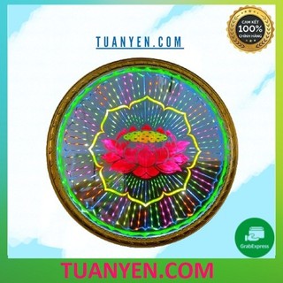 Đèn hào quang cơ hình hoa sen 15-18-22-25-30-40cm trang trí bàn thờ phật, tượng phật
