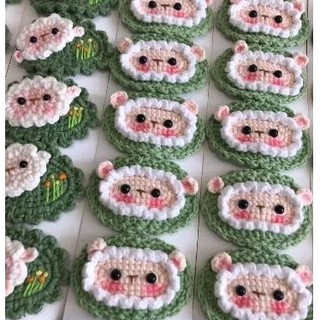 Kẹp tóc len handmade siêu cute