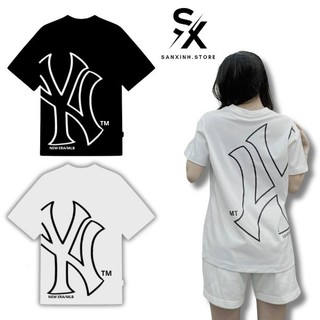 Áo thun Mlb mẫu mới chính hãng chất cotton 100% co dãn 4 chiều áo phông tay lỡ nam nữ unisex oversize cap cấp chuẩn form