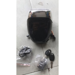 Đầu đèn lắp xe đạp điện 2 bánh tự chế