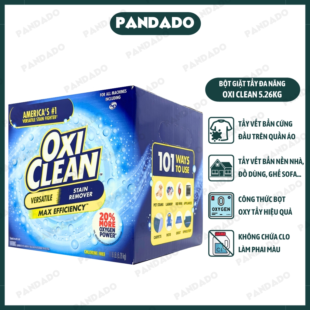 Bột giặt tẩy đa năng Oxi Clean Versatile Stain Remove 4.21kg