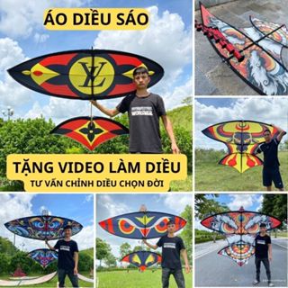 Áo diều sáo mini 2m 3m 1m giá rẻ diều sáo lắp ghép 1m 1m5 2m 2m5 3m giá rẻ áo diều sáo cao cấp