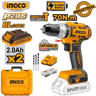 Máy khoan búa dùng pin ingco 20v cidli20608/cidli20605/cidli20602