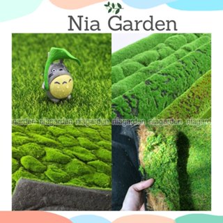 Thảm cỏ thảm rêu nhân tạo mini trang trí tiểu cảnh chậu cây terarium sen đá xương rồng Nia Garden N5