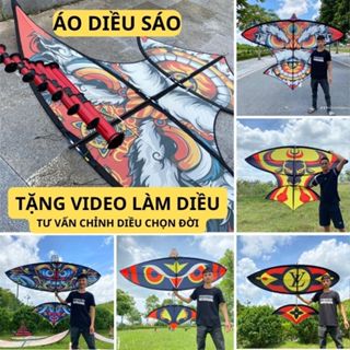 [ mua 1 tặng 1 ] Áo diều sáo mini lắp ghép 2m giá rẻ diều sáo 1m 1m5 2m 2m5 3m giá rẻ siêu nét - Diều sáo lắp ghép 17