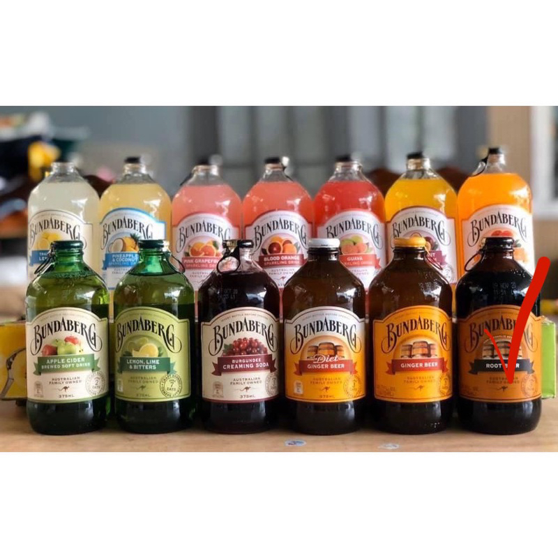  Set 12 chai bundaberg nước trái cây lên men Úc 