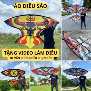 Áo diều sáo mini lắp ghép 2m giá rẻ diều sáo 1m 1m5 2m 2m5 3m giá rẻ siêu nét áo diều sáo cao cấp