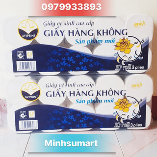 ComBo 2 Bịch Giấy Vệ Sinh Hàng Không Hàng 4 Lớp Không Lõi