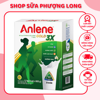 Sữa bột anlene gold 3x hương vanilla hộp giấy 1.2kg duy trì xương chắc khỏe