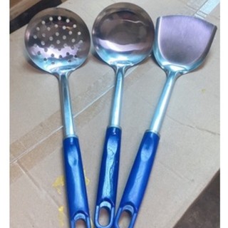 Môi thìa xẻng lật, chao thủng cỡ to inox