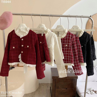 Set dạ tone đen siu xinh nhà Chic