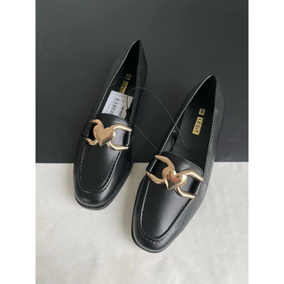 Giày lười nữ Legit 🌈 Giày loafer nữ da Pu bệt xuất dư