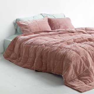 Chăn nhung lụa chần bông điều hòa cao cấp dùng bốn mùa | silk velvet quilted duvet sunday