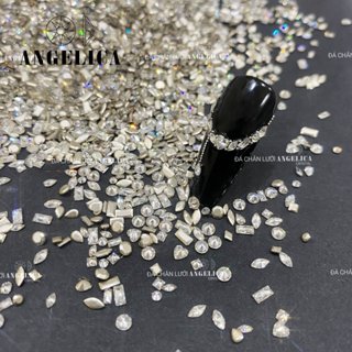  Set khoảng 100 Viên Đá Khối Chân Bằng Super Mini Siêu Sáng Angelica - Đá Siêu Nhỏ Hạt Gạo 